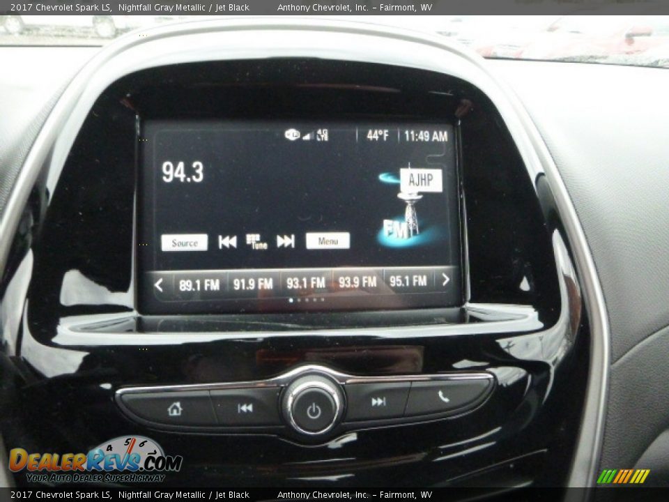 2017 Chevrolet Spark LS Nightfall Gray Metallic / Jet Black Photo #16