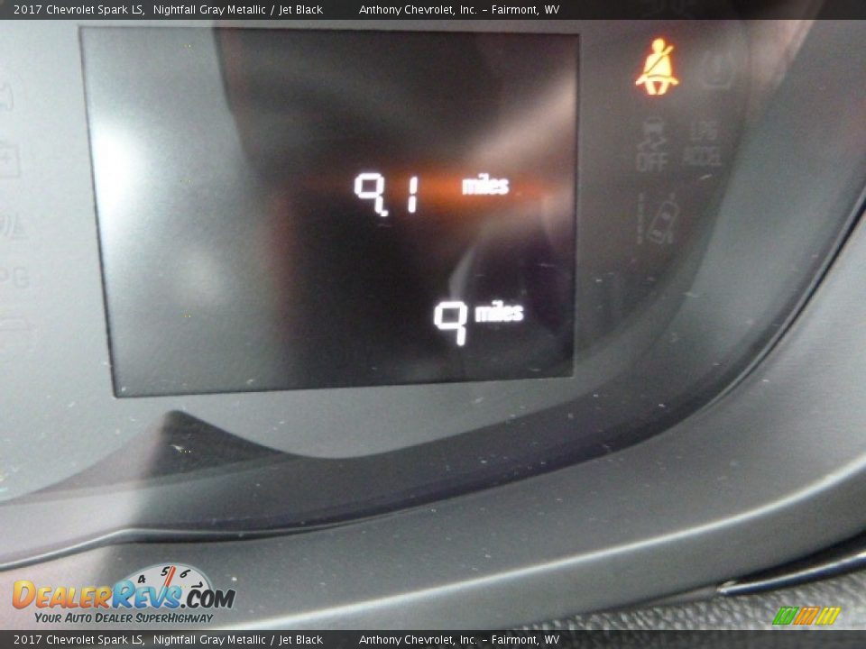 2017 Chevrolet Spark LS Nightfall Gray Metallic / Jet Black Photo #17