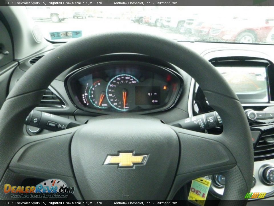 2017 Chevrolet Spark LS Nightfall Gray Metallic / Jet Black Photo #19