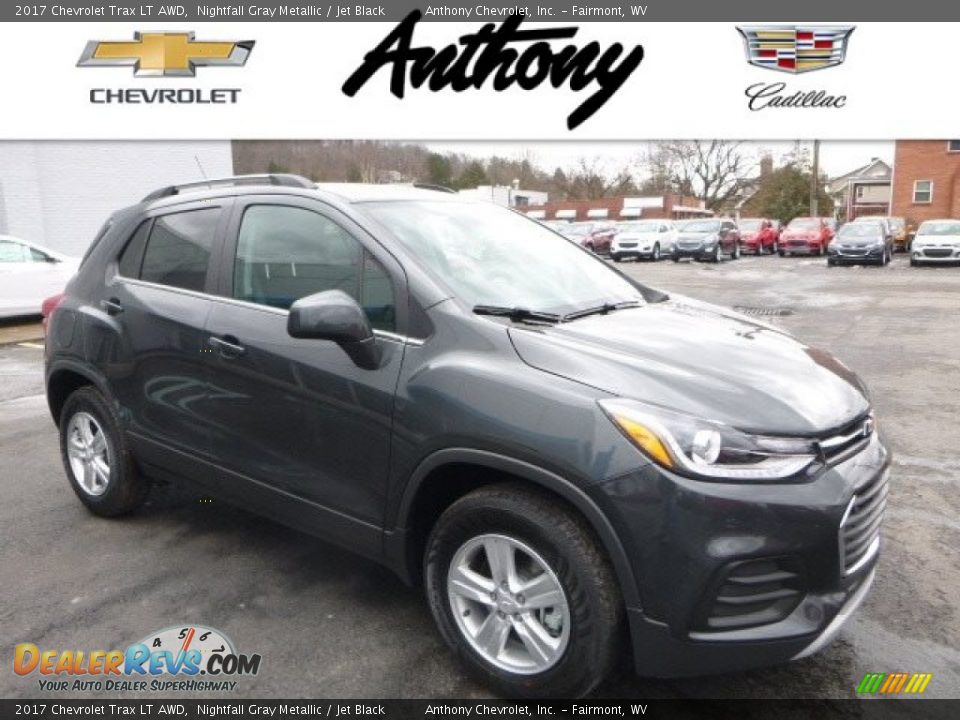 2017 Chevrolet Trax LT AWD Nightfall Gray Metallic / Jet Black Photo #1