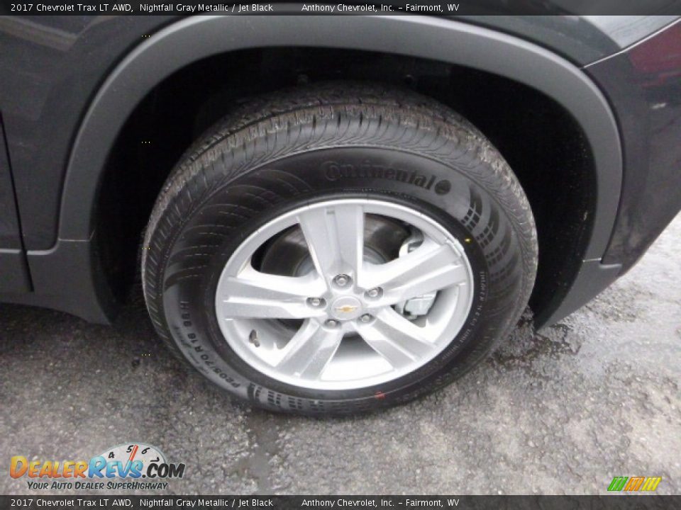 2017 Chevrolet Trax LT AWD Nightfall Gray Metallic / Jet Black Photo #2