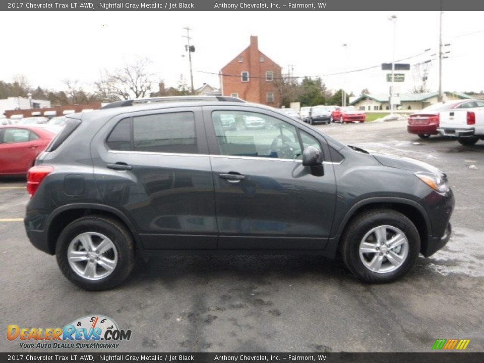 2017 Chevrolet Trax LT AWD Nightfall Gray Metallic / Jet Black Photo #6