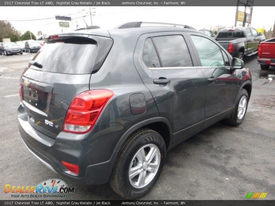 2017 Chevrolet Trax LT AWD Nightfall Gray Metallic / Jet Black Photo #7