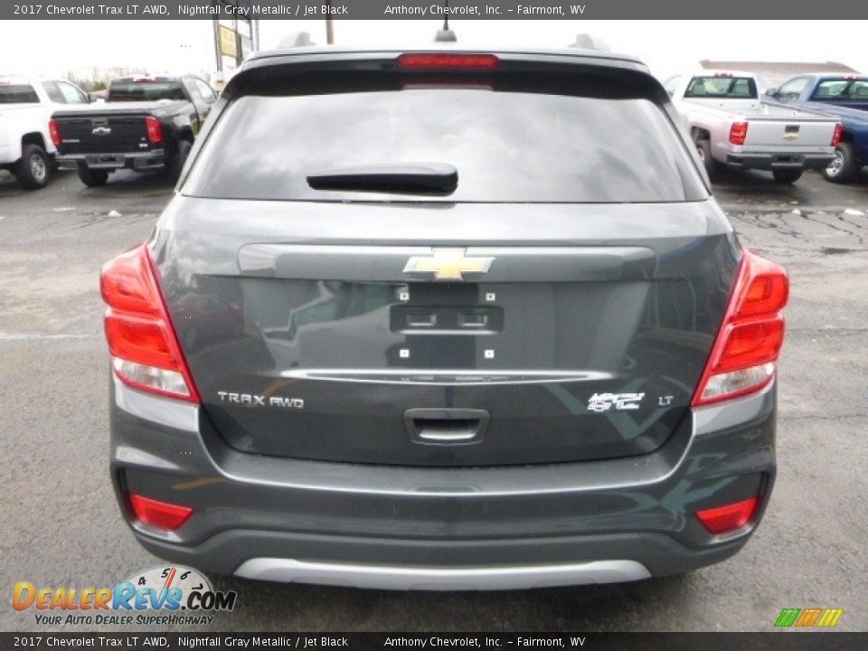 2017 Chevrolet Trax LT AWD Nightfall Gray Metallic / Jet Black Photo #8