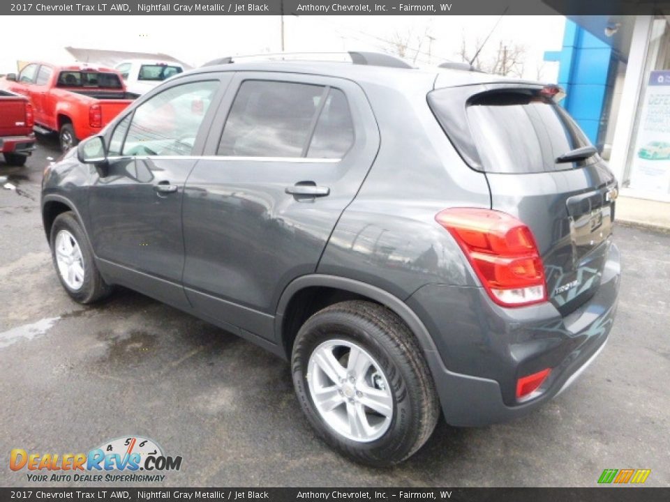 2017 Chevrolet Trax LT AWD Nightfall Gray Metallic / Jet Black Photo #9