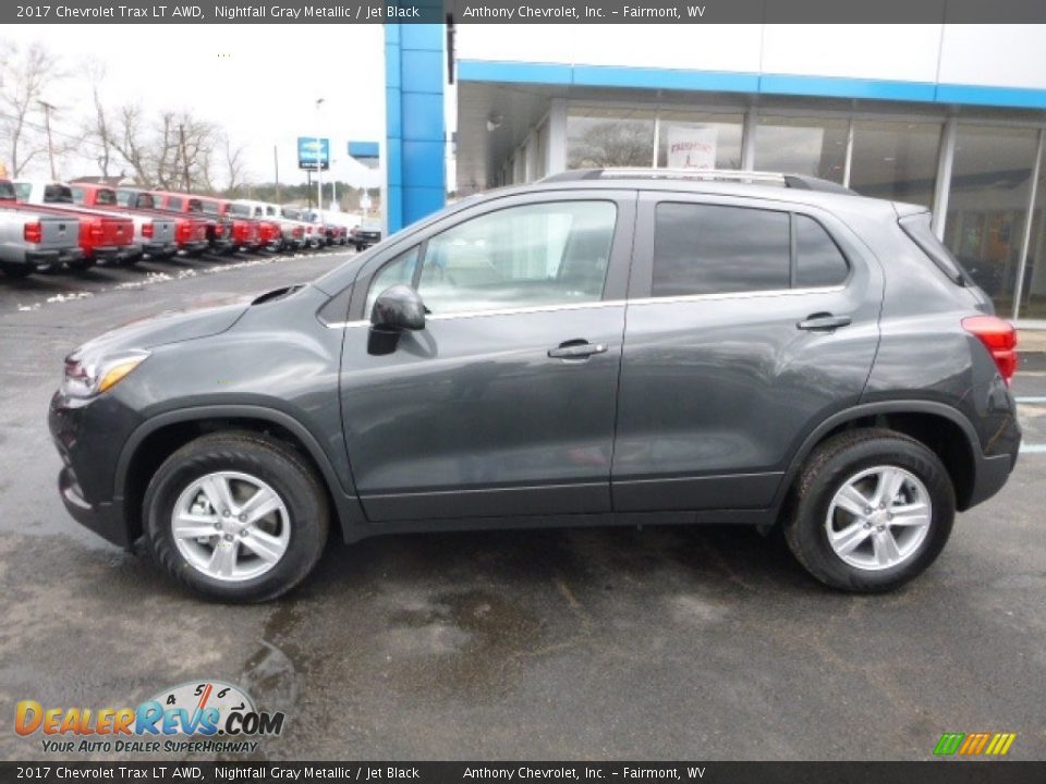 2017 Chevrolet Trax LT AWD Nightfall Gray Metallic / Jet Black Photo #10