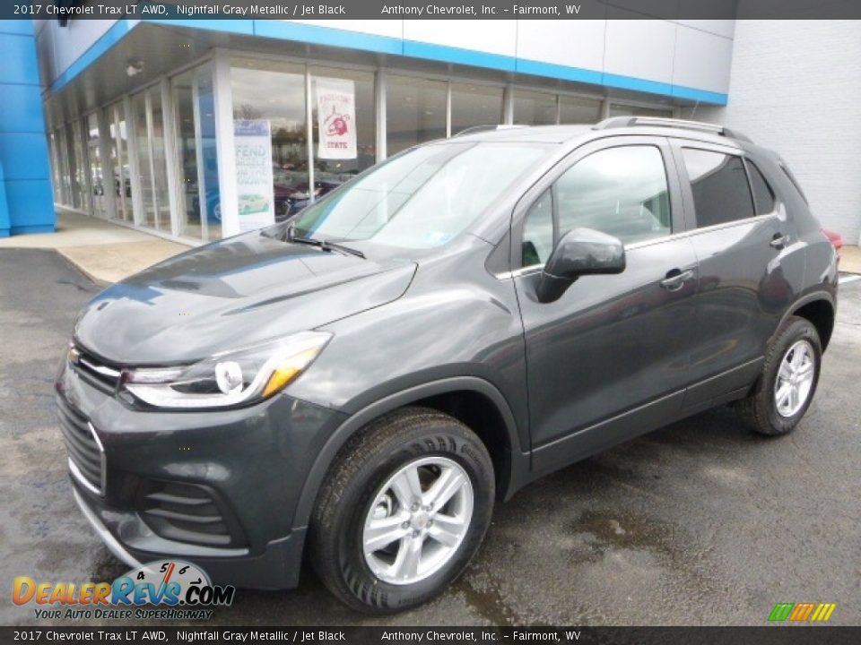 2017 Chevrolet Trax LT AWD Nightfall Gray Metallic / Jet Black Photo #11