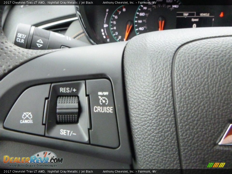 2017 Chevrolet Trax LT AWD Nightfall Gray Metallic / Jet Black Photo #19