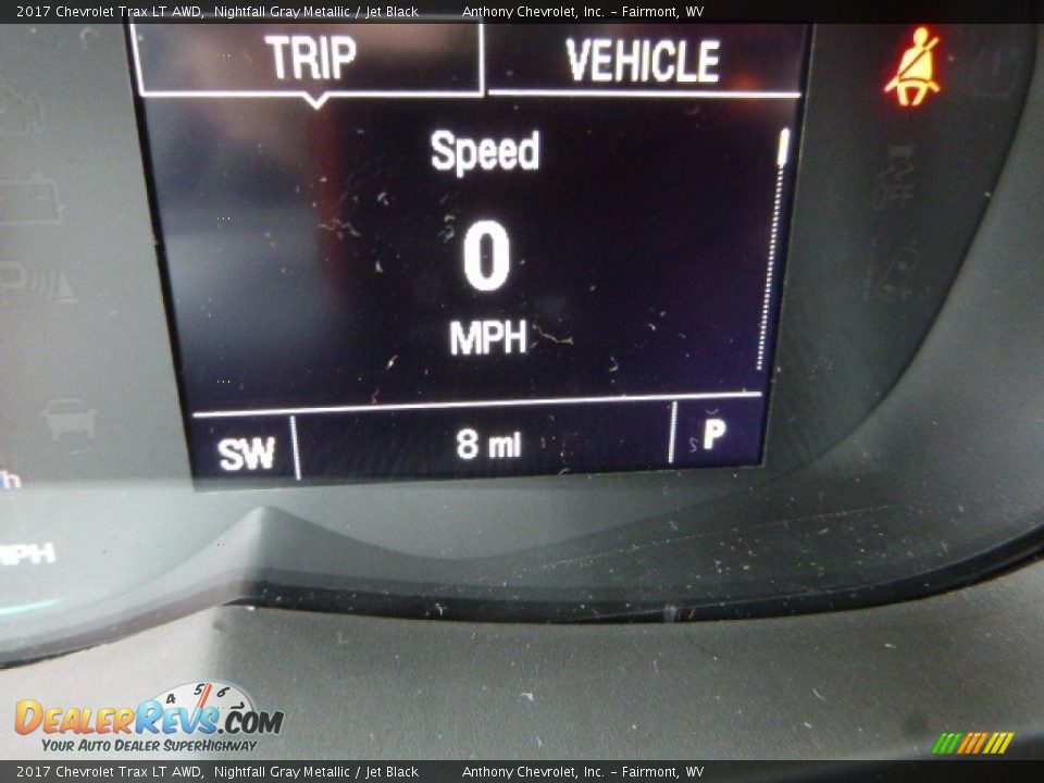 2017 Chevrolet Trax LT AWD Nightfall Gray Metallic / Jet Black Photo #20