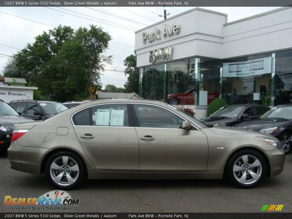 2007 BMW 5 Series 530i Sedan Olivin Green Metallic / Auburn Photo #1