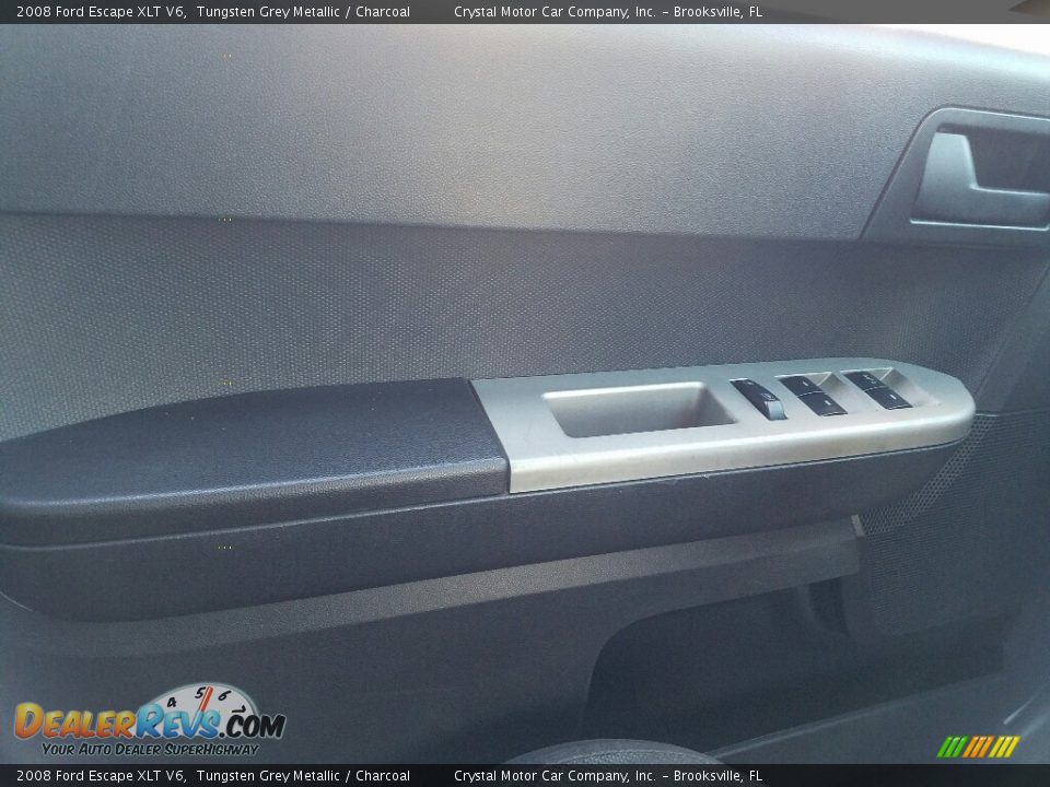 2008 Ford Escape XLT V6 Tungsten Grey Metallic / Charcoal Photo #17