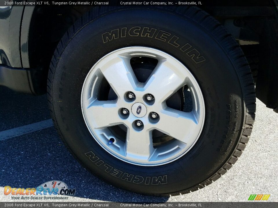 2008 Ford Escape XLT V6 Tungsten Grey Metallic / Charcoal Photo #20
