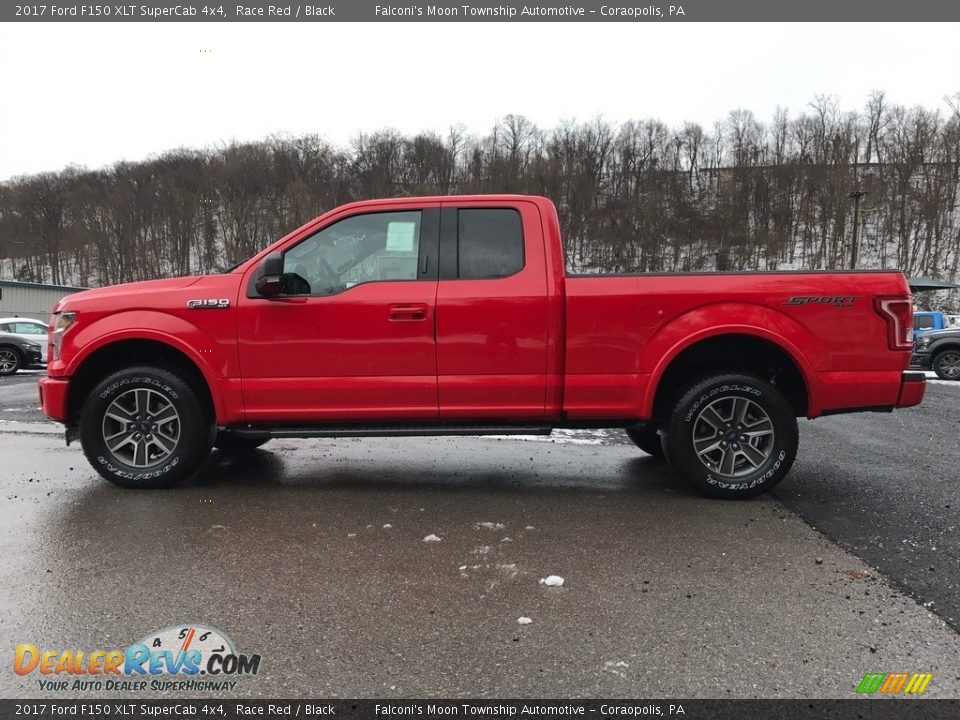 2017 Ford F150 XLT SuperCab 4x4 Race Red / Black Photo #1