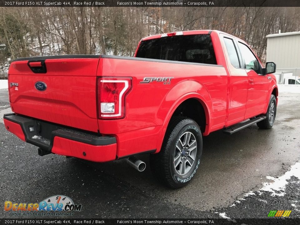 2017 Ford F150 XLT SuperCab 4x4 Race Red / Black Photo #5