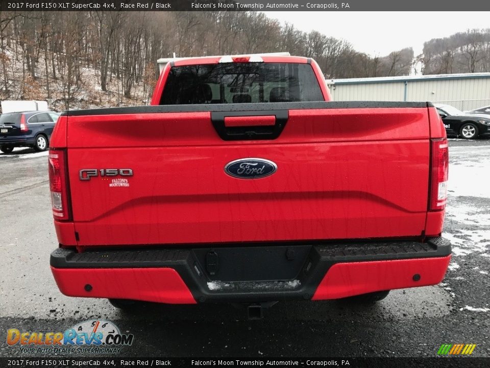 2017 Ford F150 XLT SuperCab 4x4 Race Red / Black Photo #6
