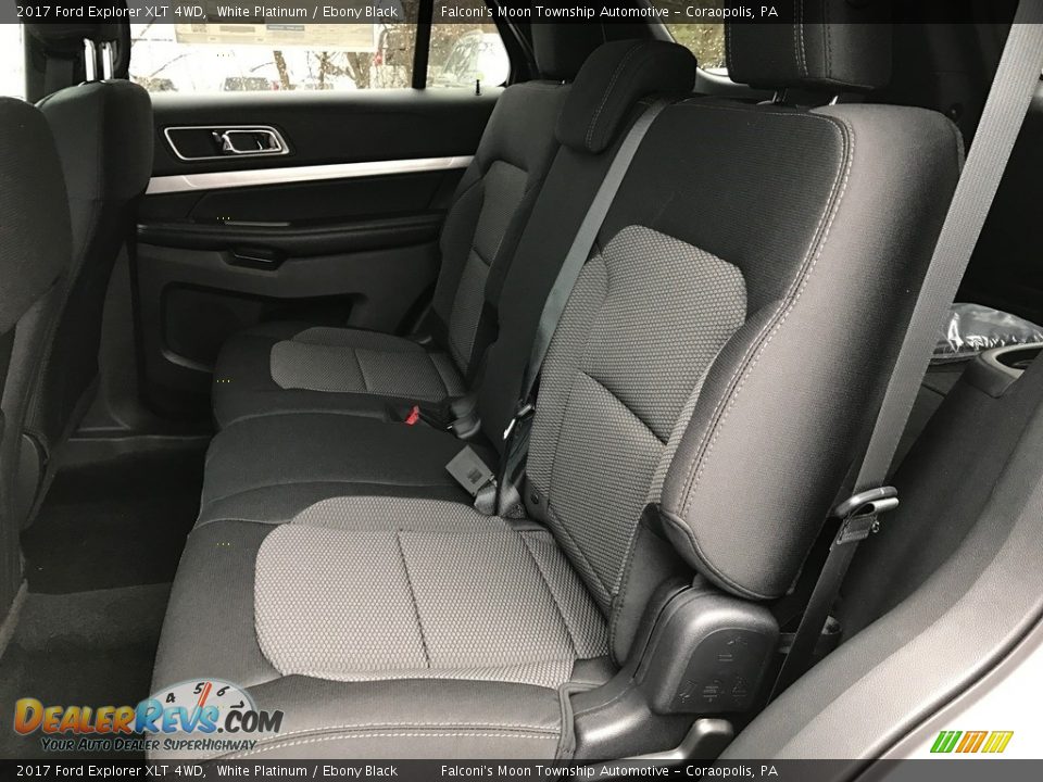 2017 Ford Explorer XLT 4WD White Platinum / Ebony Black Photo #9