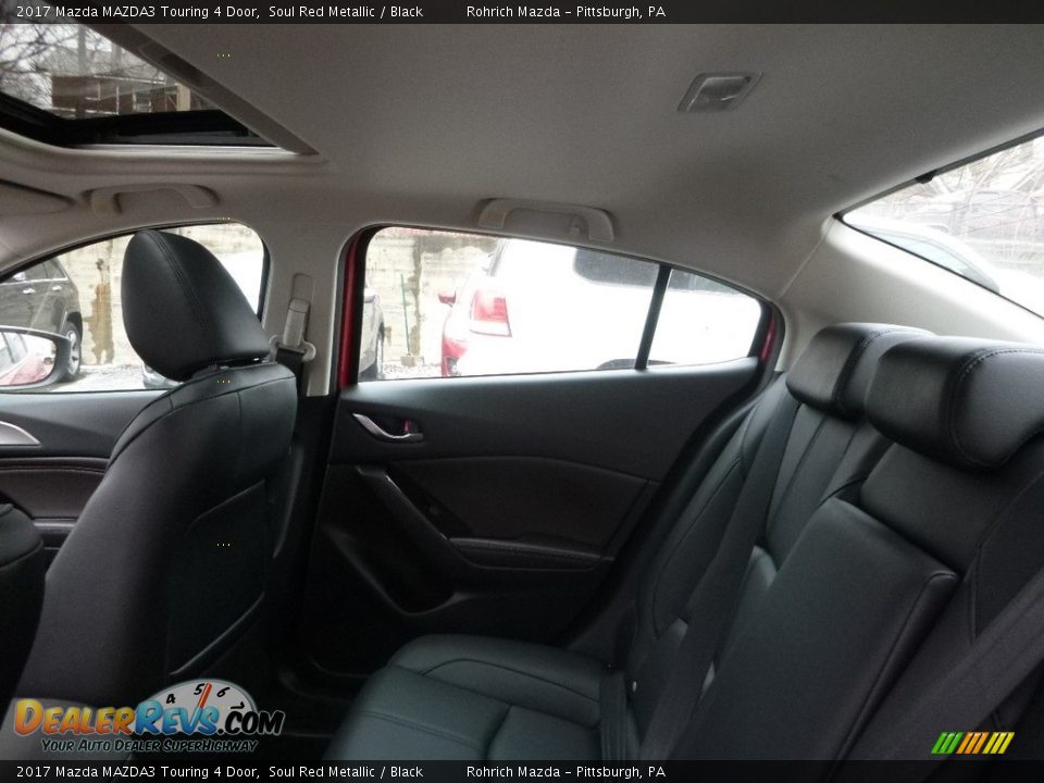 2017 Mazda MAZDA3 Touring 4 Door Soul Red Metallic / Black Photo #7