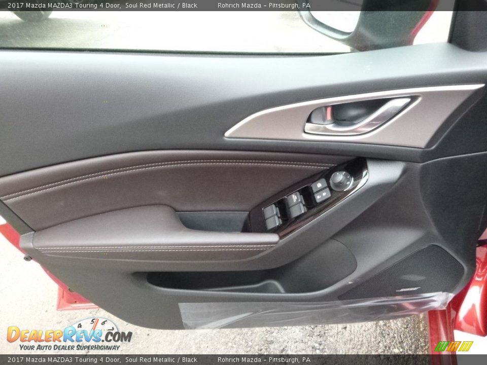 2017 Mazda MAZDA3 Touring 4 Door Soul Red Metallic / Black Photo #9