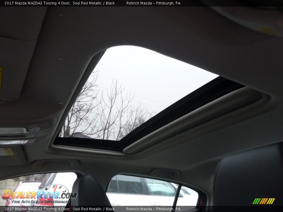 2017 Mazda MAZDA3 Touring 4 Door Soul Red Metallic / Black Photo #10