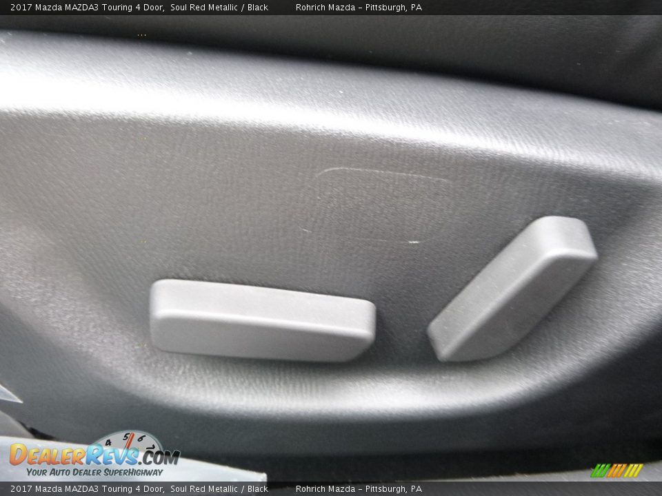 2017 Mazda MAZDA3 Touring 4 Door Soul Red Metallic / Black Photo #12