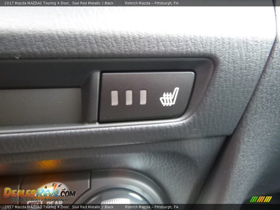 2017 Mazda MAZDA3 Touring 4 Door Soul Red Metallic / Black Photo #16