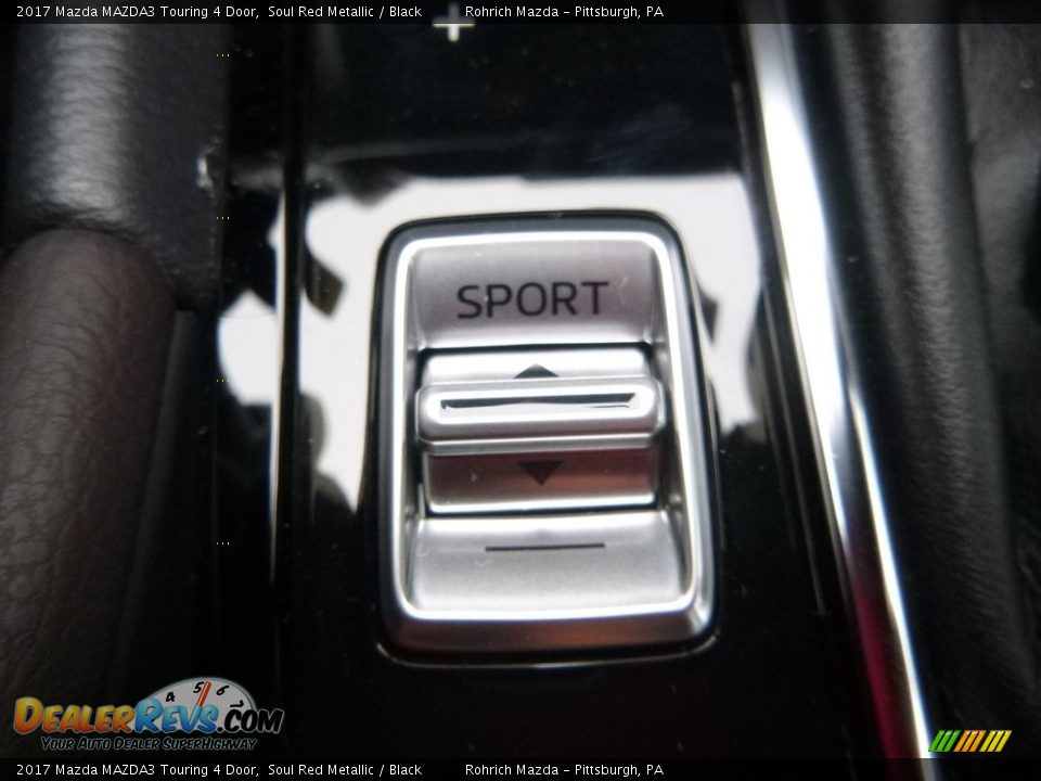 2017 Mazda MAZDA3 Touring 4 Door Soul Red Metallic / Black Photo #19