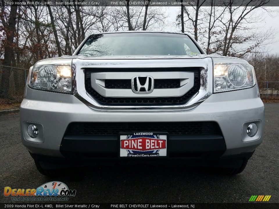 2009 Honda Pilot EX-L 4WD Billet Silver Metallic / Gray Photo #2