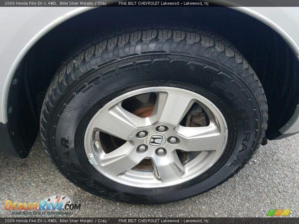 2009 Honda Pilot EX-L 4WD Billet Silver Metallic / Gray Photo #4