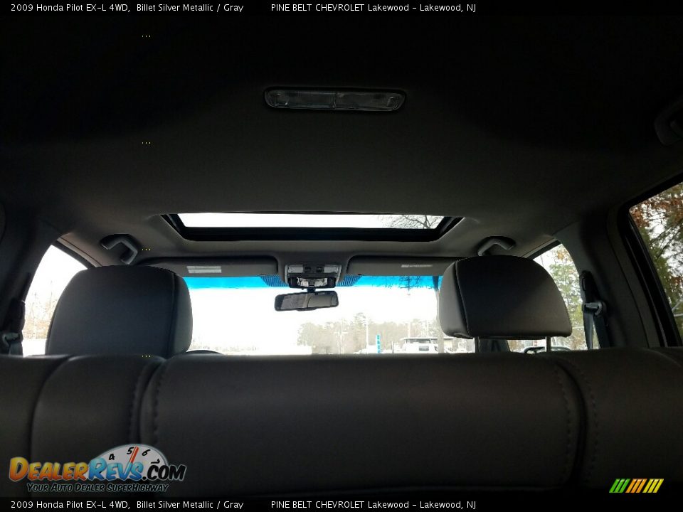 2009 Honda Pilot EX-L 4WD Billet Silver Metallic / Gray Photo #10