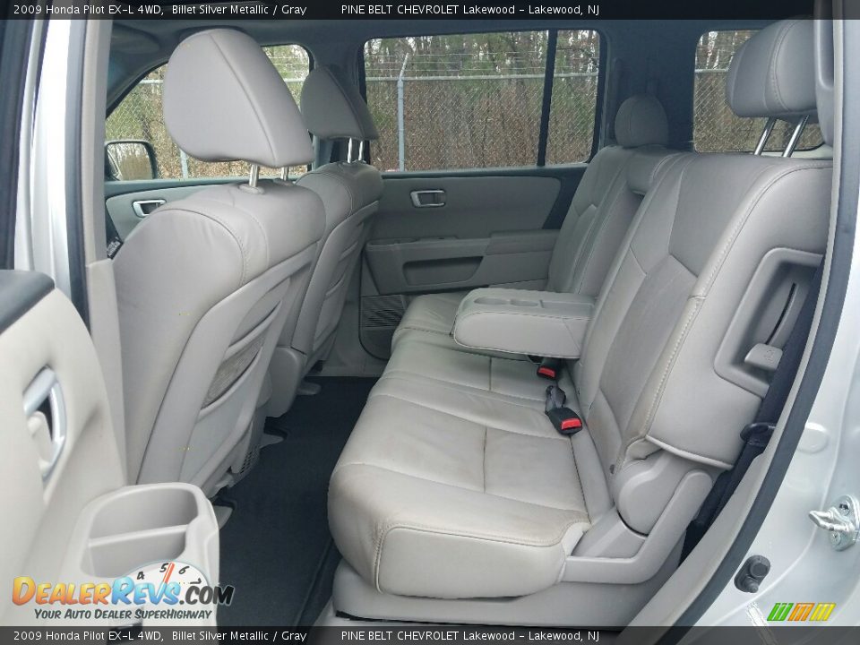2009 Honda Pilot EX-L 4WD Billet Silver Metallic / Gray Photo #14