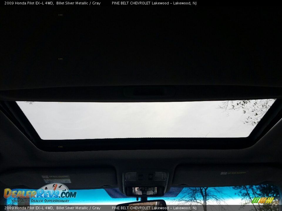 2009 Honda Pilot EX-L 4WD Billet Silver Metallic / Gray Photo #15