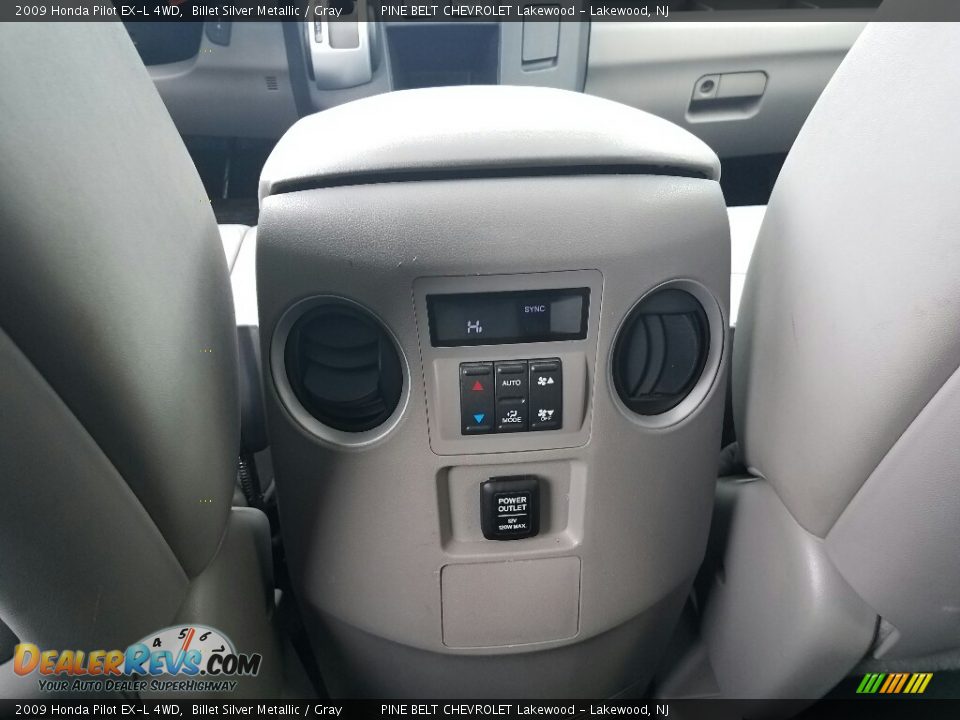 2009 Honda Pilot EX-L 4WD Billet Silver Metallic / Gray Photo #16