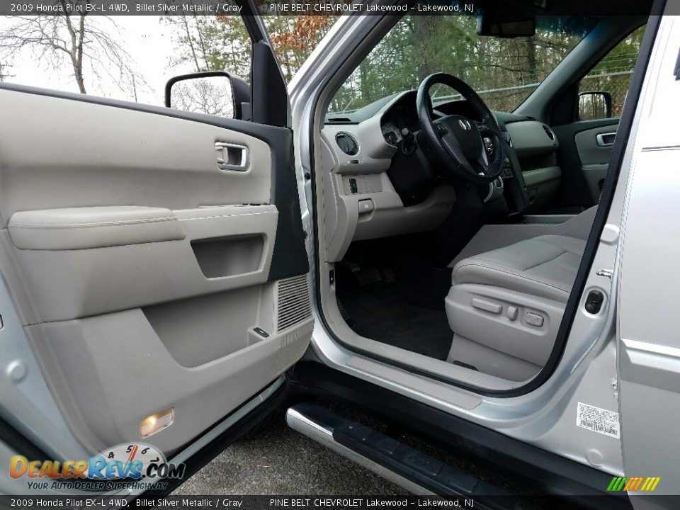 2009 Honda Pilot EX-L 4WD Billet Silver Metallic / Gray Photo #20