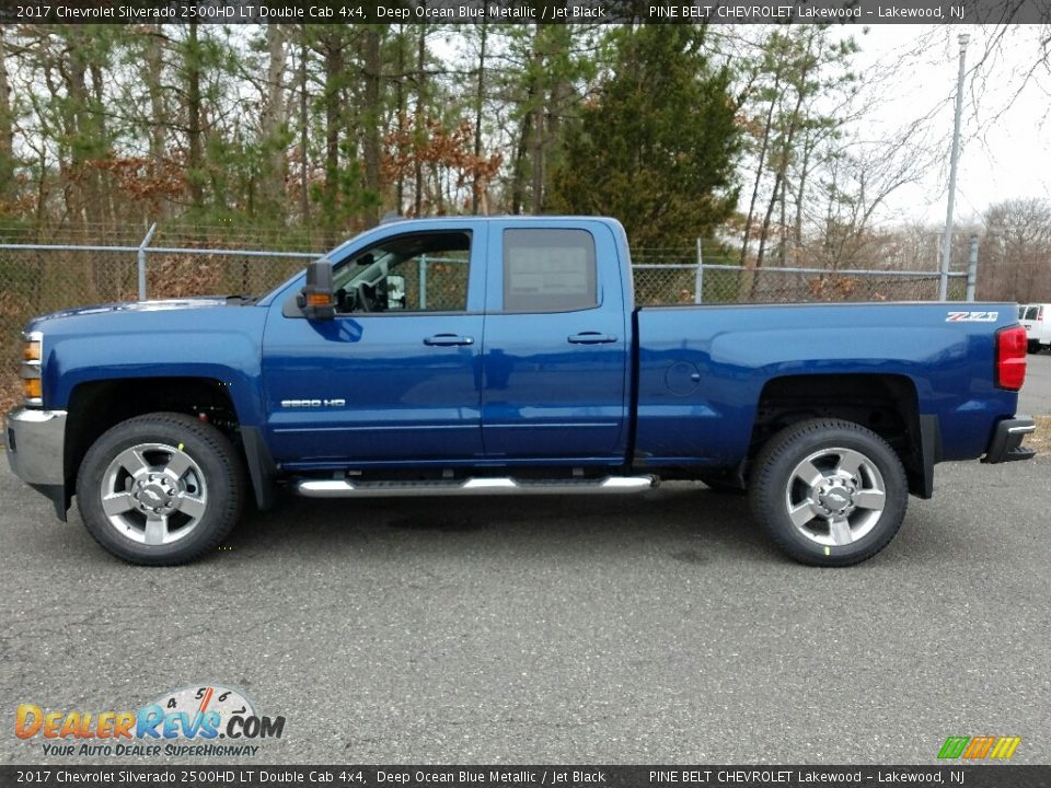 Deep Ocean Blue Metallic 2017 Chevrolet Silverado 2500HD LT Double Cab 4x4 Photo #3