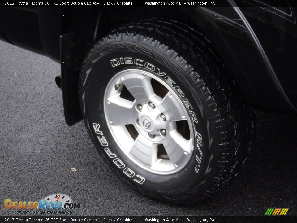 2013 Toyota Tacoma V6 TRD Sport Double Cab 4x4 Black / Graphite Photo #3