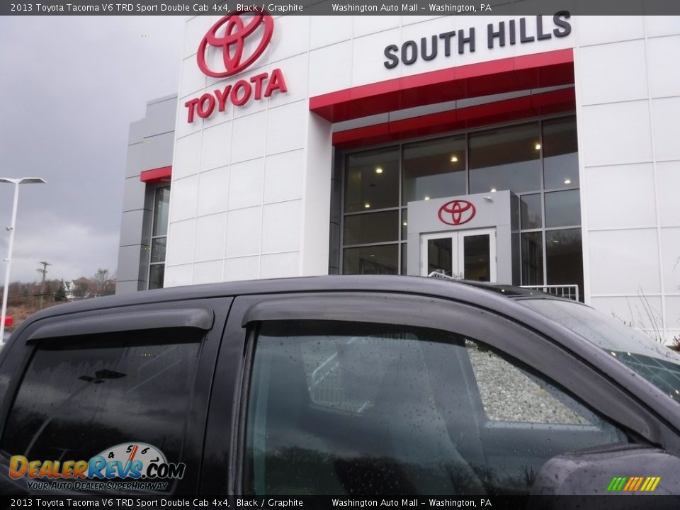 2013 Toyota Tacoma V6 TRD Sport Double Cab 4x4 Black / Graphite Photo #4