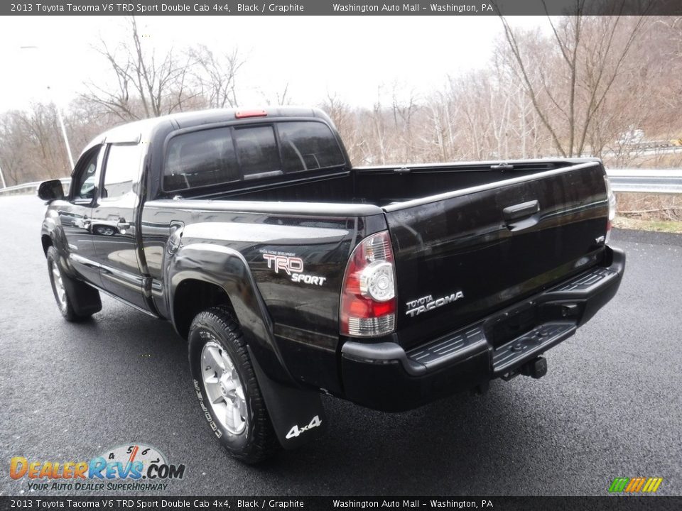 2013 Toyota Tacoma V6 TRD Sport Double Cab 4x4 Black / Graphite Photo #9