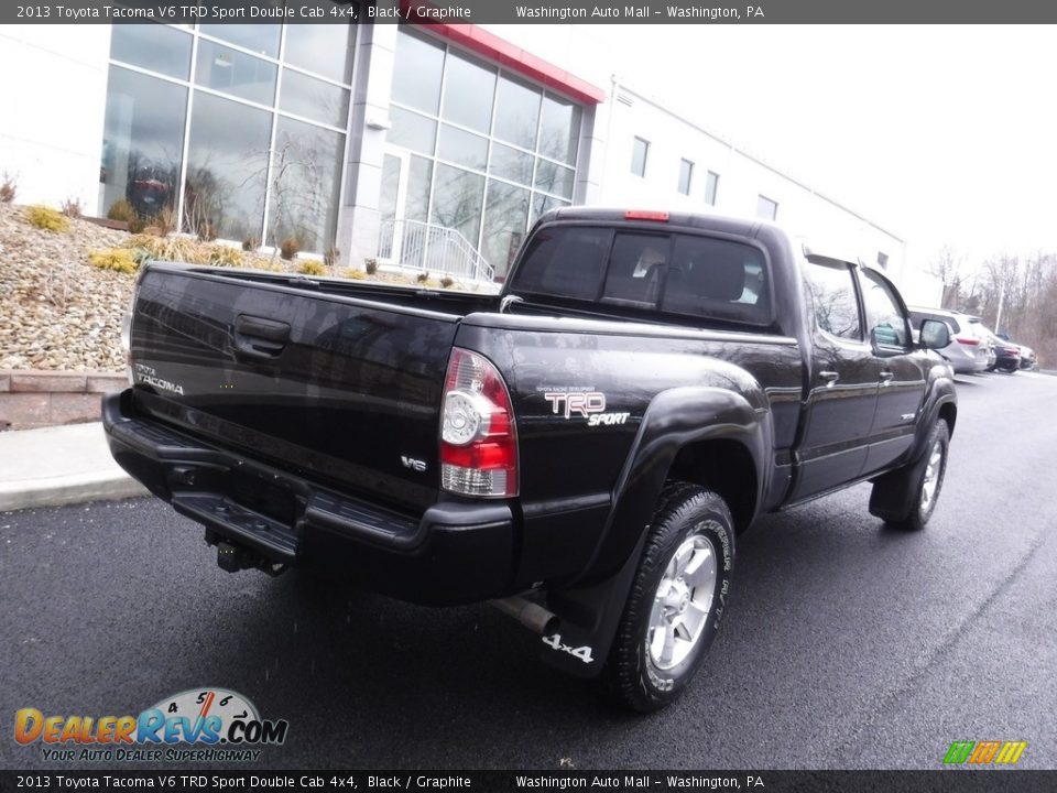 2013 Toyota Tacoma V6 TRD Sport Double Cab 4x4 Black / Graphite Photo #10