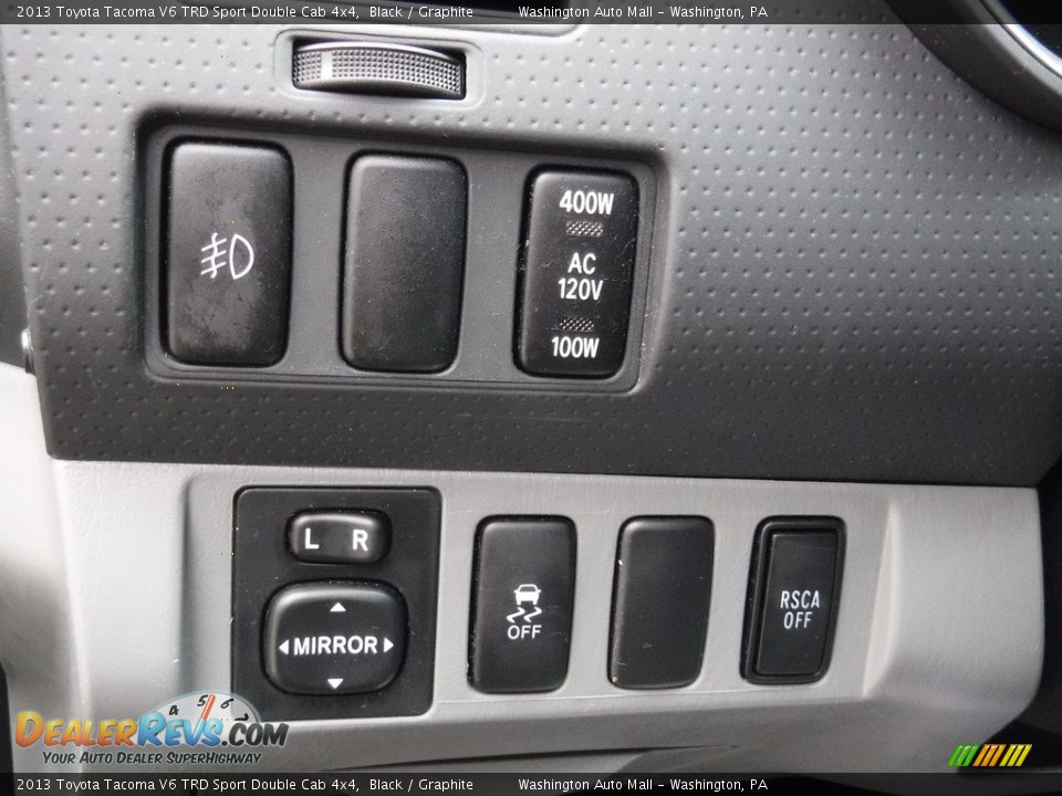 2013 Toyota Tacoma V6 TRD Sport Double Cab 4x4 Black / Graphite Photo #18