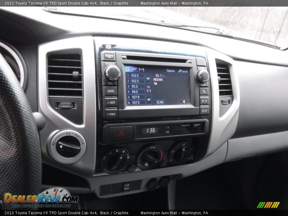 2013 Toyota Tacoma V6 TRD Sport Double Cab 4x4 Black / Graphite Photo #19