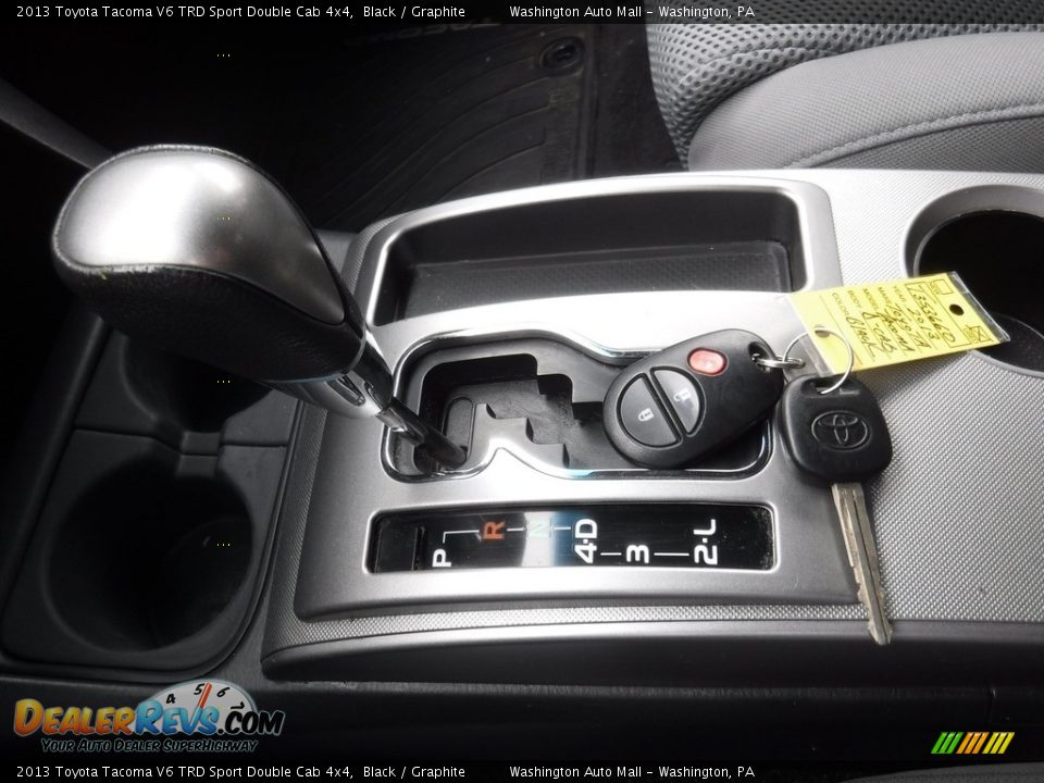 2013 Toyota Tacoma V6 TRD Sport Double Cab 4x4 Black / Graphite Photo #21