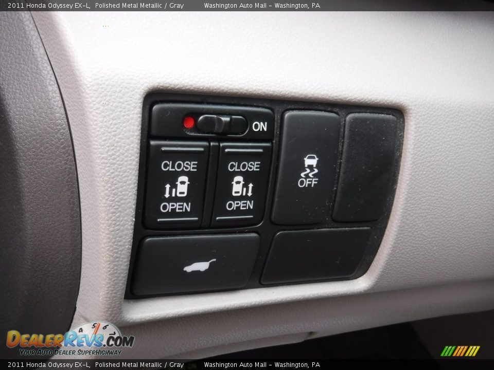 2011 Honda Odyssey EX-L Polished Metal Metallic / Gray Photo #14