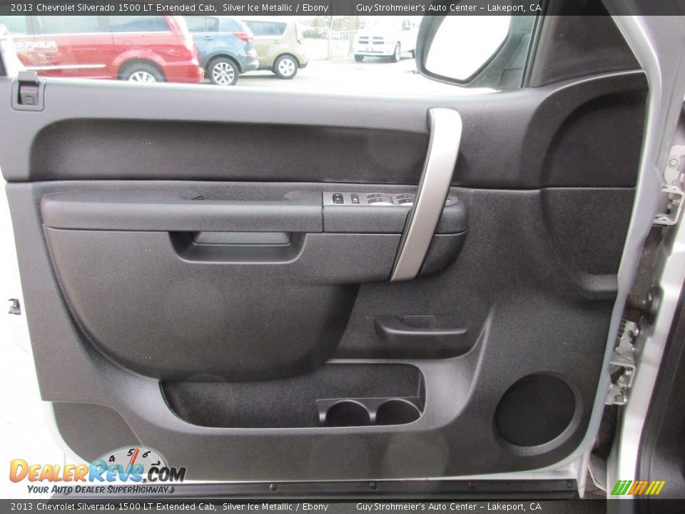 2013 Chevrolet Silverado 1500 LT Extended Cab Silver Ice Metallic / Ebony Photo #9