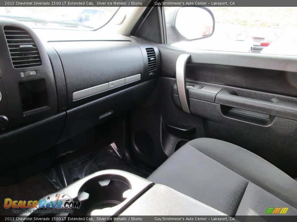 2013 Chevrolet Silverado 1500 LT Extended Cab Silver Ice Metallic / Ebony Photo #15