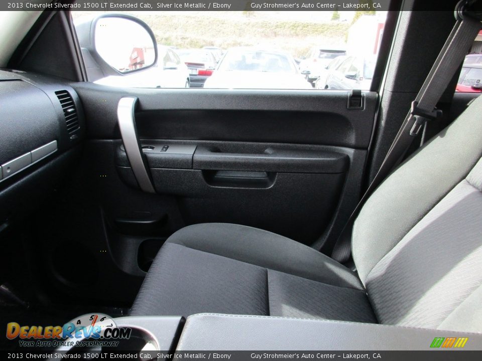 2013 Chevrolet Silverado 1500 LT Extended Cab Silver Ice Metallic / Ebony Photo #16