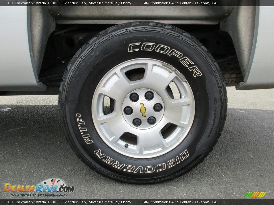 2013 Chevrolet Silverado 1500 LT Extended Cab Silver Ice Metallic / Ebony Photo #26