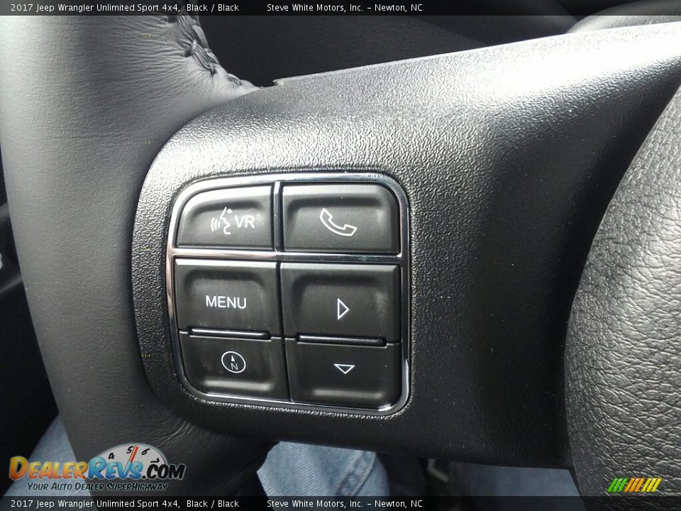 2017 Jeep Wrangler Unlimited Sport 4x4 Black / Black Photo #3