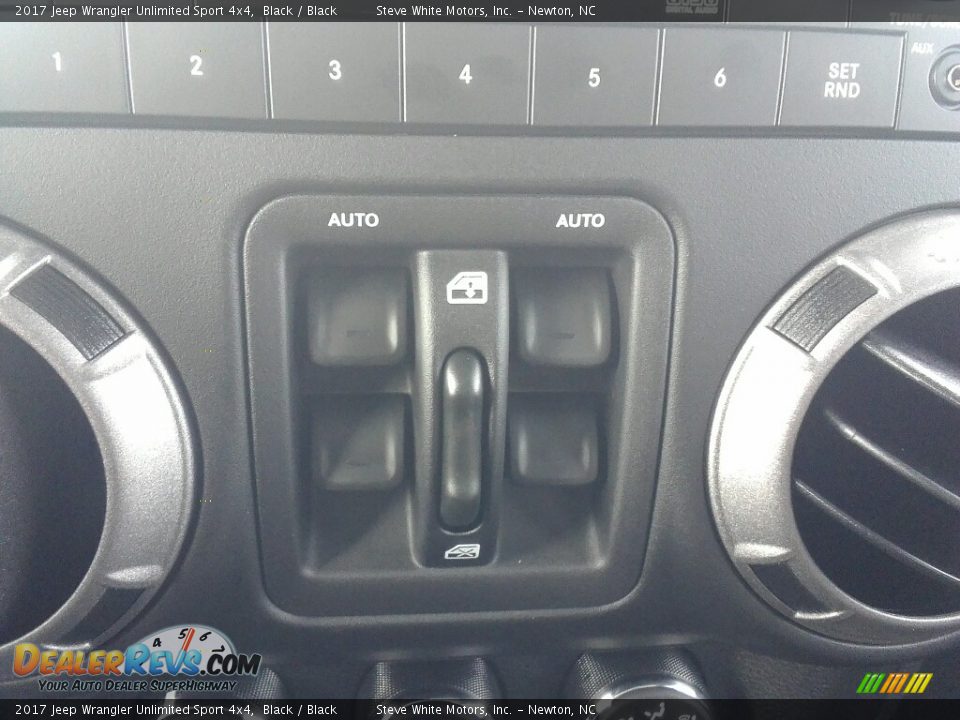 2017 Jeep Wrangler Unlimited Sport 4x4 Black / Black Photo #6