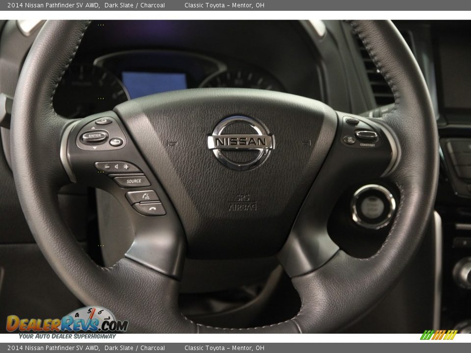 2014 Nissan Pathfinder SV AWD Dark Slate / Charcoal Photo #6