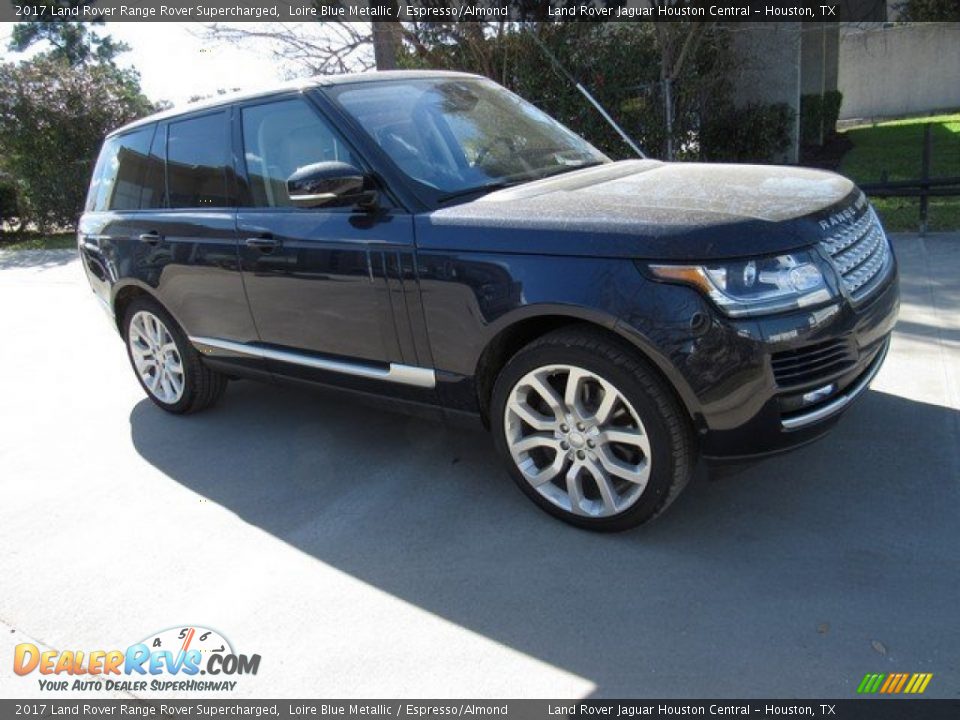 2017 Land Rover Range Rover Supercharged Loire Blue Metallic / Espresso/Almond Photo #1